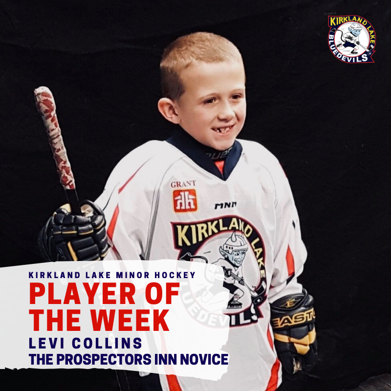 KLMHA - Player of the Week Levi Collins KLMHA - Player of the Week Levi Collins