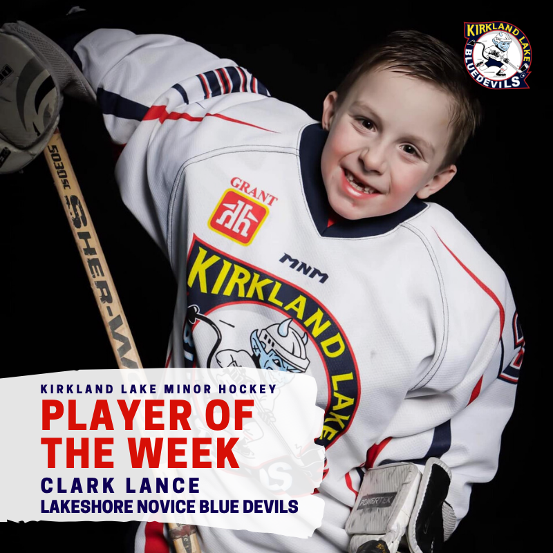 KLMHA - Player of the Week clark lance KLMHA - Player of the Week clark lance