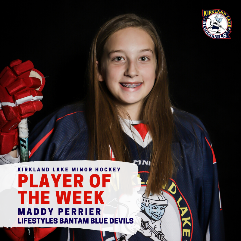 KLMHA - Player of the Week Maddy P KLMHA - Player of the Week Maddy P