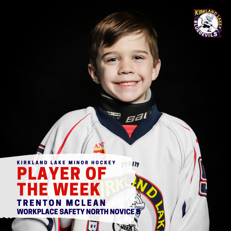 KLMHA - Player of the Week Trenton McLean KLMHA - Player of the Week Trenton McLean