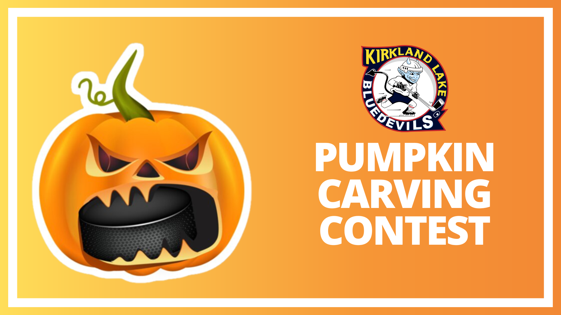 Pumpkin Carving Contest Kirkland Lake Minor Hockey Association   KLMHA Pumpkin Carving Contest 